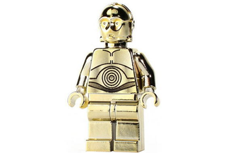 C-3PO - Chrome Gold (SW 30th Anniversary Edition), sw0158 Minifigure LEGO®   
