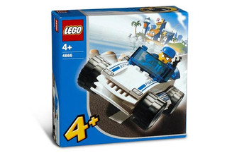 Speedy Police Car, 4666 Building Kit LEGO®   
