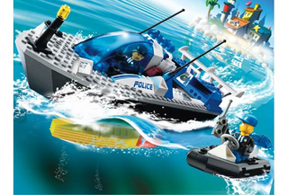 Turbo-charged Police Boat, 4669 Building Kit LEGO®   