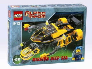 Alpha Team Navigator and ROV, 4792 Building Kit LEGO®   