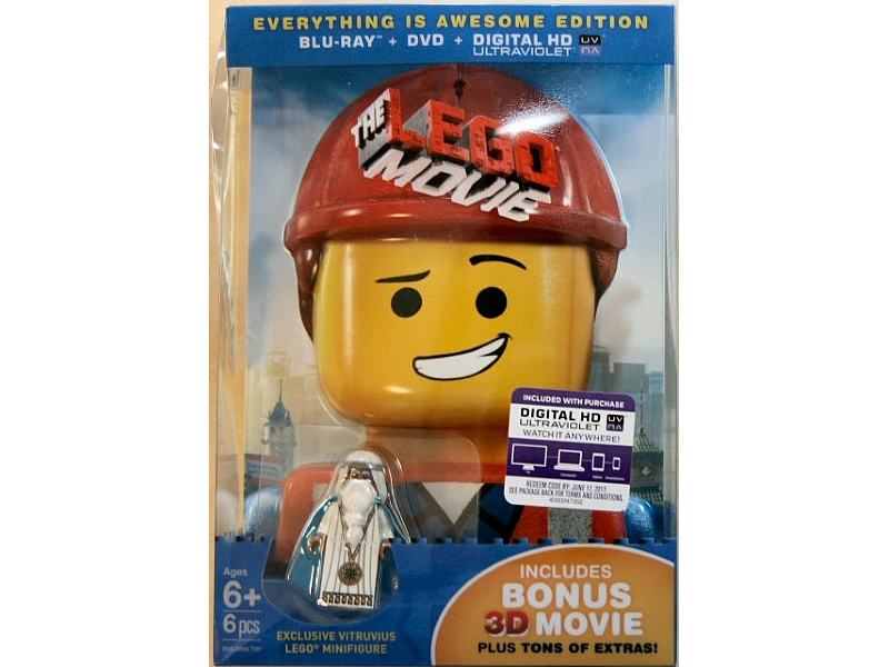 Video DVD and BD and UV - The LEGO Movie - Everything Is Awesome Edition, 5004238 Building Kit LEGO®   