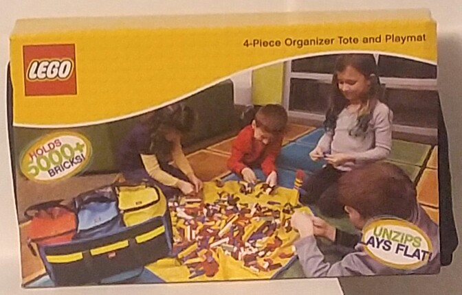 4 Piece Organizer Tote and Playmat Storage United Brick Co