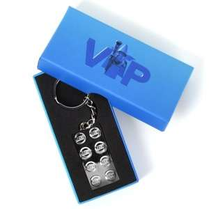 VIP Chrome Silver Metal Key Chain, 5006330 Building Kit LEGO®   