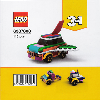 Rebuildable Flying Car, 6387807-1 Building Kit LEGO®   