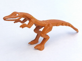 LEGO® Mutant Lizard Raptor Rubber Dinosaur LEGO® Animals LEGO® Dark Orange, 54125pb01  