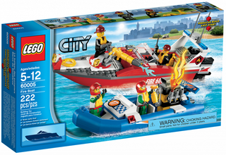 Fire Boat, 60005 Building Kit LEGO®   
