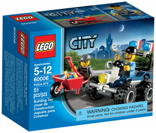Police ATV, 60006 Building Kit LEGO®   