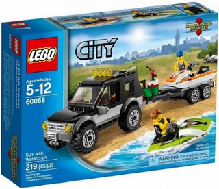 SUV with Watercraft, 60058-1 Building Kit LEGO®   