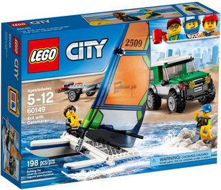 4×4 with Catamaran, 60149-1 Building Kit LEGO®   
