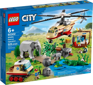Wildlife Rescue Operation, 60302-1 Building Kit LEGO® New Sealed  