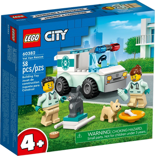 Vet Van Rescue, 60382-1 Building Kit LEGO®   