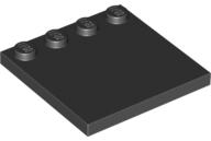 Tile, Modified, 4x4 with Studs on Side, Part# 6179 Part LEGO® Black  