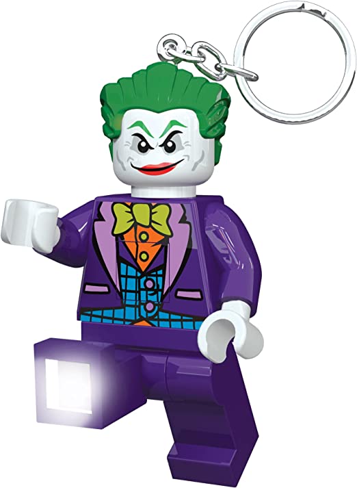 LEGO® DC Super Heroes Keychain Light - The Joker - 3 Inch Tall Figure Keychain LEGO®   