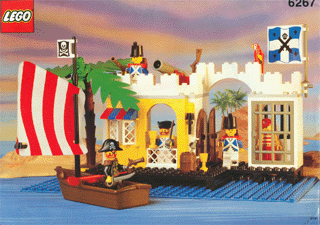 Lagoon Lock-Up, 6267 Building Kit LEGO®   