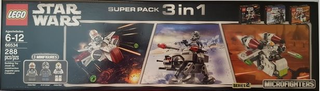 Star Wars Bundle Pack, Super Pack 3 in 1 (Sets 75072, 75075, and 75076), 66534 Building Kit LEGO®   