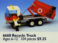 Recycle Truck, 6668 Building Kit LEGO®   