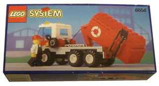 Recycle Truck, 6668 Building Kit LEGO®   