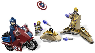 Captain America's Avenging Cycle, 6865-1 Building Kit LEGO®   