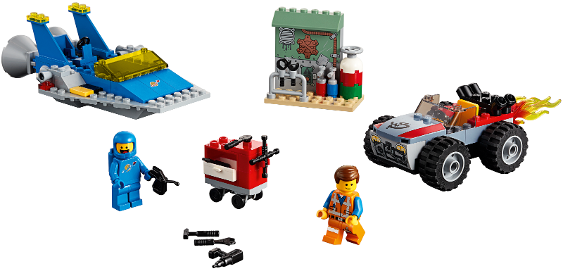 Emmet and Benny's 'Build and Fix' Workshop!, 70821 Building Kit LEGO®   