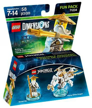 Fun Pack - Ninjago (Sensei Wu and Flying White Dragon), 71234 Building Kit LEGO®   