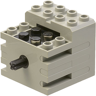 Electric, Motor 9V Mini-Motor (Heavier Weight), Part #71427 Part LEGO® Light Gray  