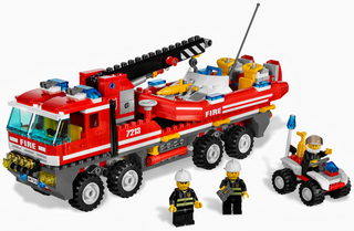 Off-Road Fire Truck & Fireboat, 7213 Building Kit LEGO®   