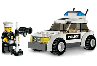 Police Car (Black sticker), 7236-1 Building Kit LEGO®   