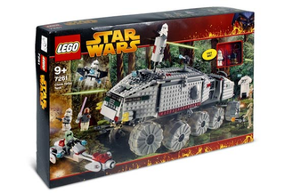 Clone Turbo Tank (with Light-Up Mace Windu, Trans-Light Purple Lightsaber Blade), 7261-1 Building Kit LEGO®   