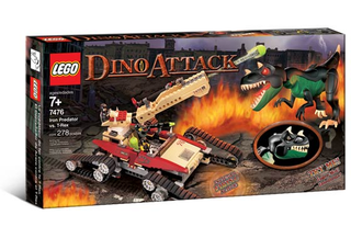 Iron Predator vs. T-Rex, 7476 Building Kit LEGO®   