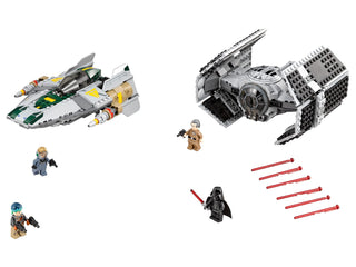 Vader's TIE Advanced vs. A-Wing Starfighter, 75150 Building Kit LEGO®   