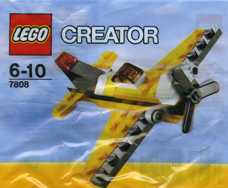 Yellow Airplane Polybag 7808 Building Kit LEGO®   
