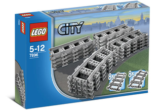 Straight & Curved Rails, 7896 Building Kit LEGO®   