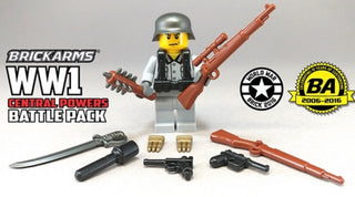 BRICKARMS WW1 CENTRAL POWERS WEAPONS BATTLE PACK Accessories Brickarms   