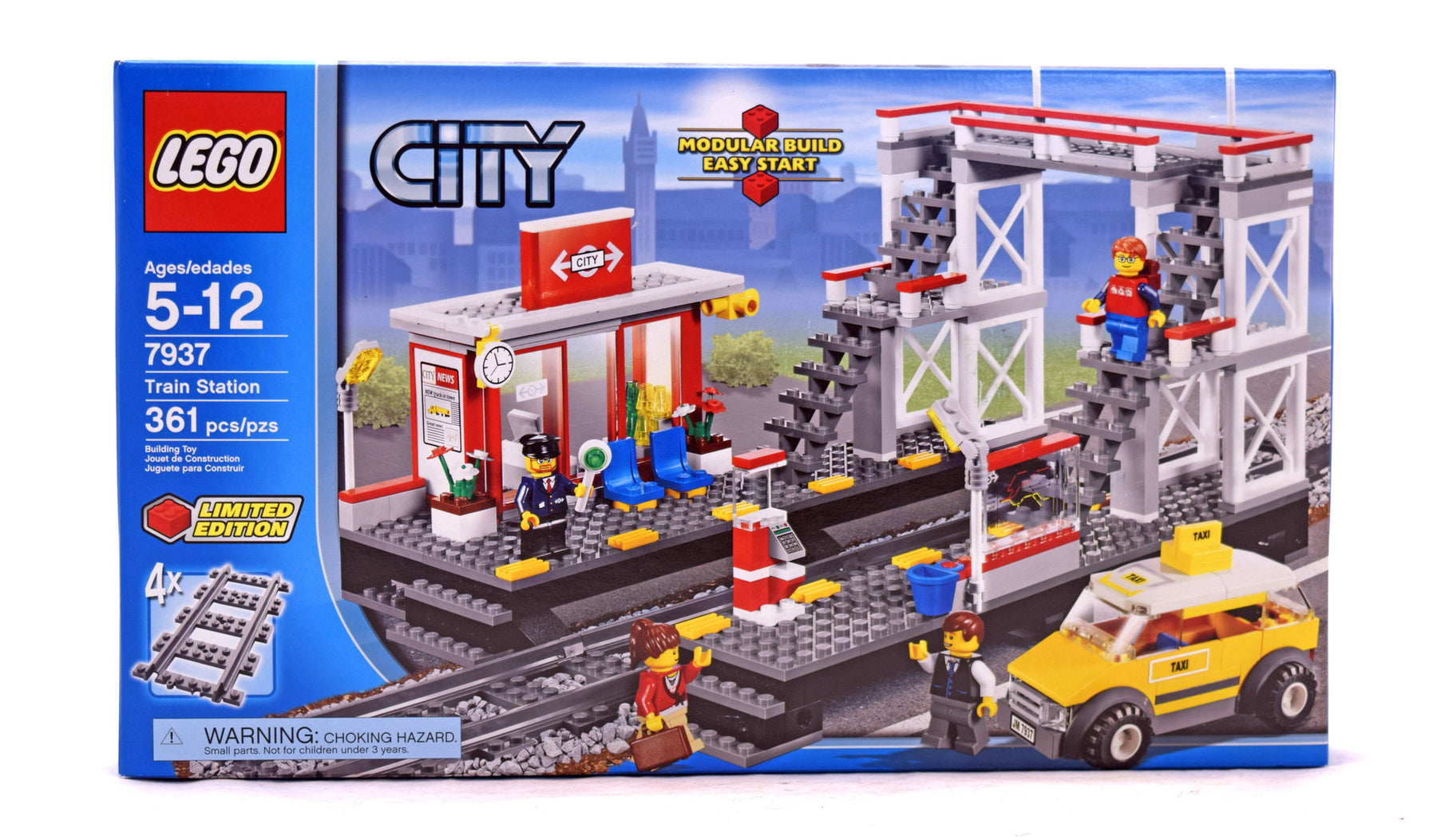 Lego city best sale train station 7937