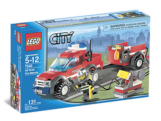 Off-Road Fire Rescue, 7942-1 Building Kit LEGO®   