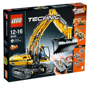 Motorized Excavator, 8043 Building Kit LEGO®   