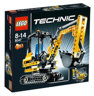 Compact Excavator, 8047 Building Kit LEGO®   