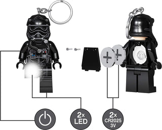 LEGO® Star Wars Tie Fighter Pilot LED Keychain Light - 3 Inch Tall Figure Keychain LEGO®   
