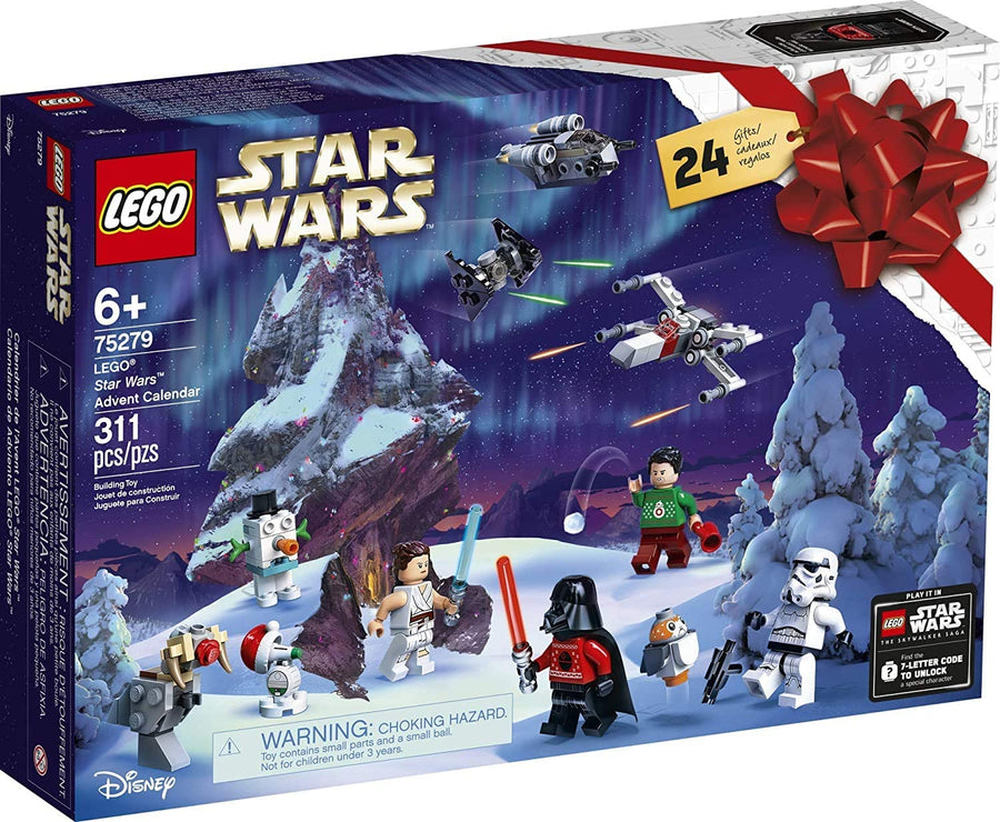 LEGO Star Wars 75340 Le Calendrier de l’Avent 2022, 24 Mini-Jouets, Cadeau  avec Figurines