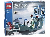Knight's Attack Barge Set # 8801 Building Kit LEGO®   