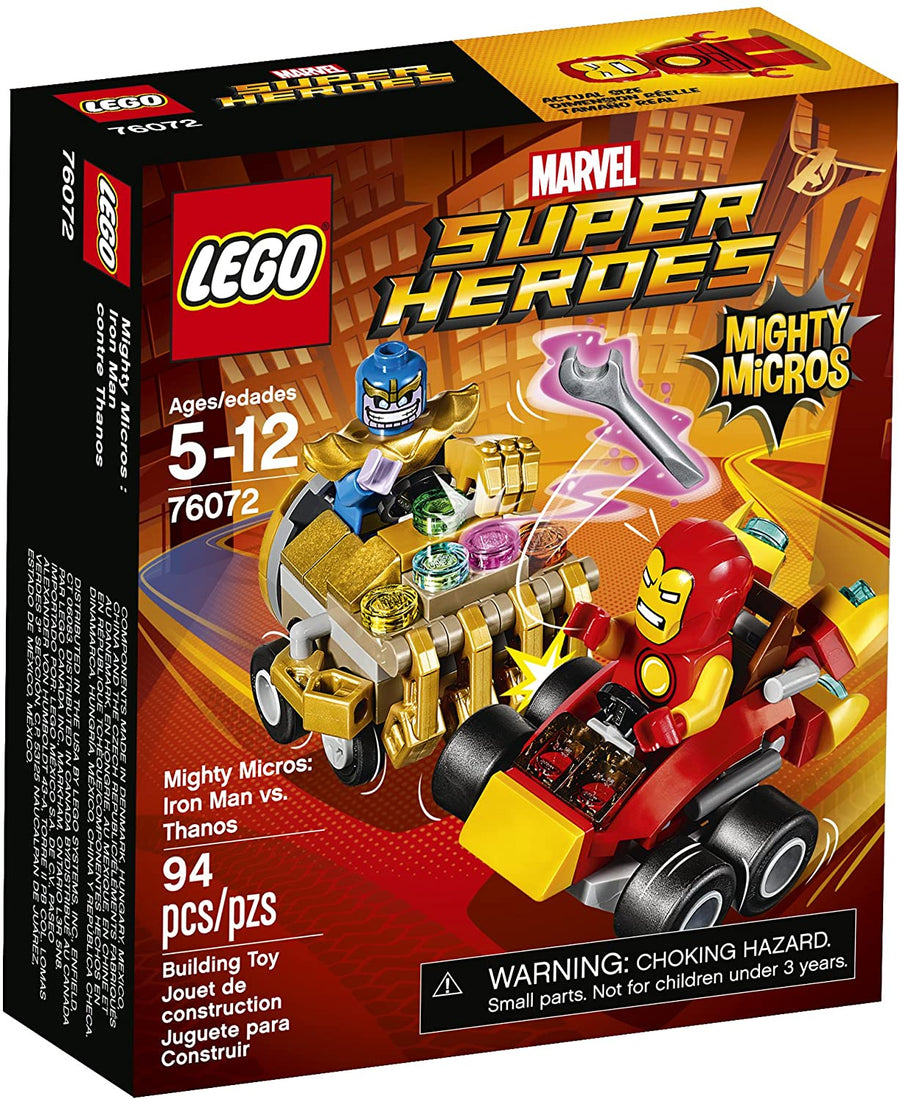 Mighty Micros: Iron Man vs. Thanos, 76072 Building Kit LEGO®   