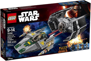 Vader's TIE Advanced vs. A-Wing Starfighter, 75150 Building Kit LEGO®   