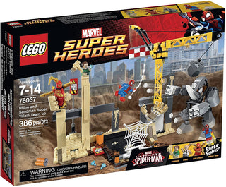 Rhino and Sandman Super Villain Team-up, 76037 Building Kit LEGO®   