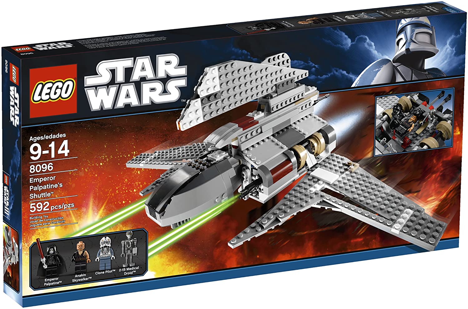 Lego Sets With Emperor Palpatine Emperor Palpatine's Shuttle, 8096