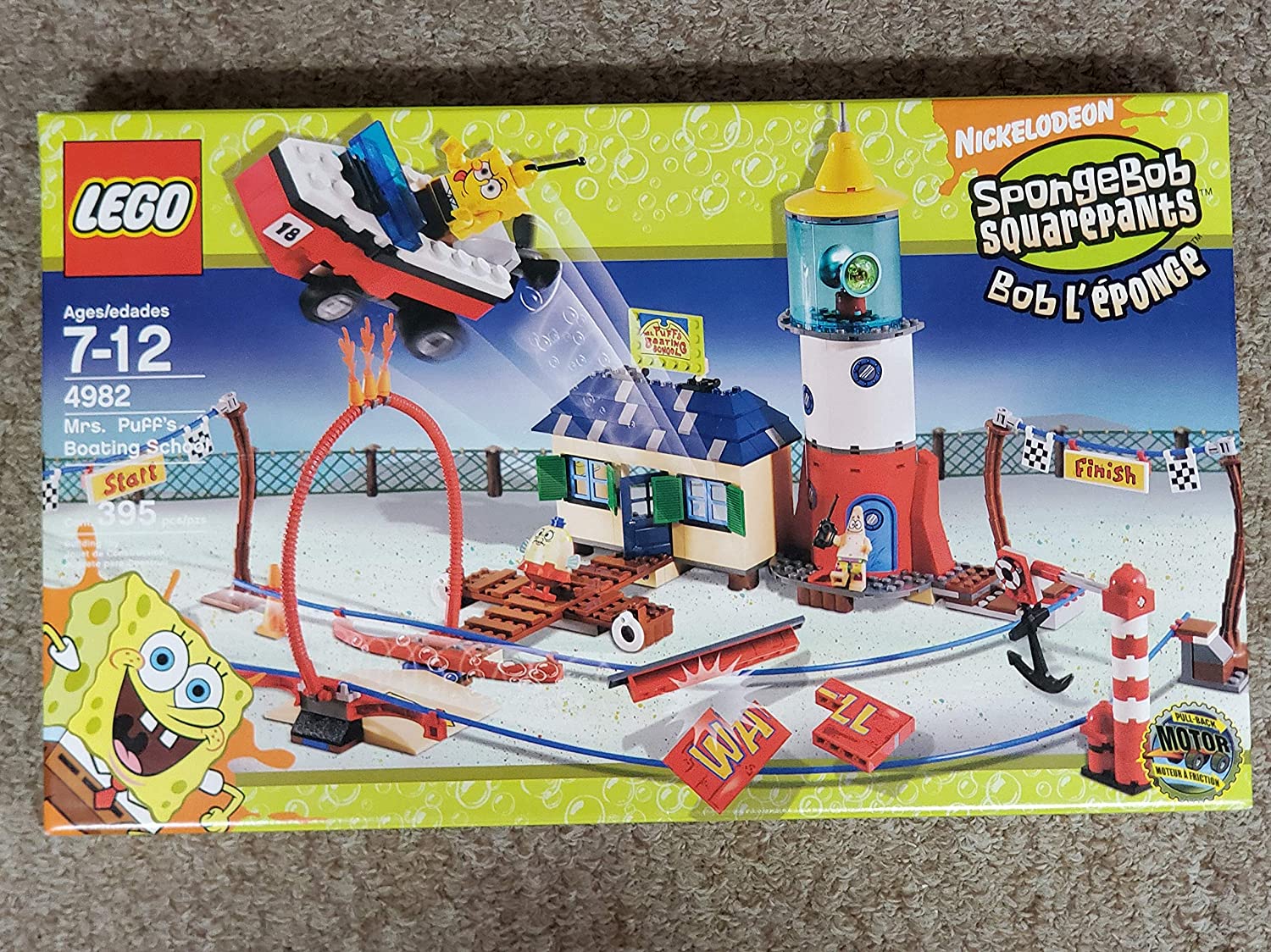 Construction Set Spongebob Lego Sets For Sale Retired Set 3818
