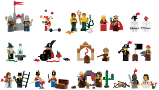 Fairytale & Historic Minifigure Set, 9349 Building Kit LEGO®   