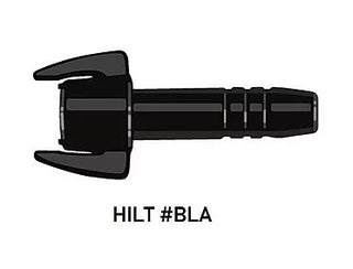 HILT #BLA for Lightsaber Blades for Lego Star Wars Minifigures Custom, Accessory BigKidBrix Black  