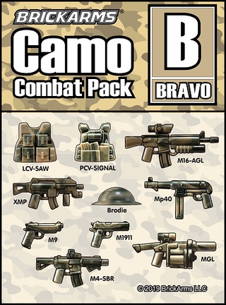 BrickArms Camo Combat Pack Bravo B Accessories Brickarms   