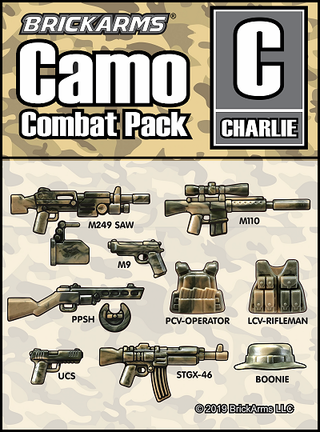 BrickArms Camo Combat Pack Charlie C Accessories Brickarms   