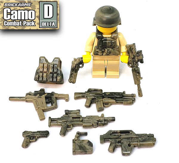 BrickArms Camo Combat Pack Delta D Accessories Brickarms   